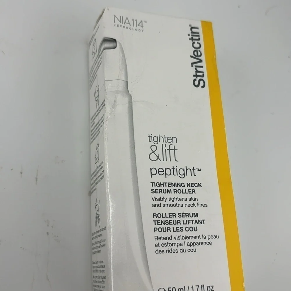 StriVectin Tighten & Lift Peptight Neck Serum Roller 1.7 oz Yellow
